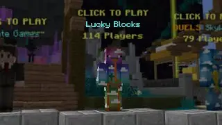 Lucky Block Skywars - Playing with fans (/p join Diamondgoobird)