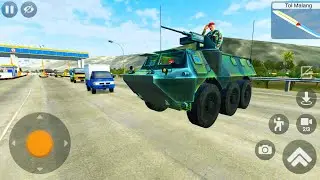 Armored Police Truck Driving In Bus Simulator Indonesia #25 - Android Gameplay