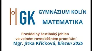 Šestiboký jehlan ve volném rovnoběžném promítání