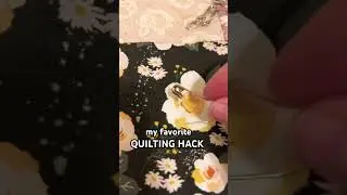 This safety pin is my new favorite quilting hack 🫶🏻#quilting #sewing #sewinghacks #homesteading