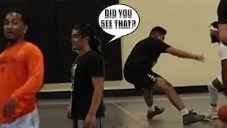 HE GOT EXPOSED.. BAD!! - 2V2 basketball game (ANKLES TOOK!)