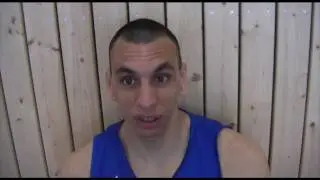 Yassin Idbihi vor dem f&uuml;nften Viertelfinale