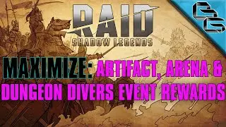 RAID: Shadow Legends | Maximize Artifact Enhancement, Arena Medals & Dungeon Divers Rewards | F2P