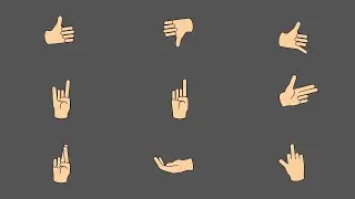Hand Gestures Pack Preview Unity