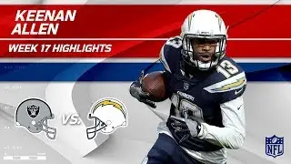 Keenan Allen Highlights | Raiders vs. Chargers | Wk 17 Player Highlights