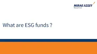 What are ESG funds -