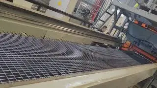 metal bar grating producing. 