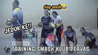 Latihan Smash🔥 klub bola voli Pervas, Sleman Yogyakarta