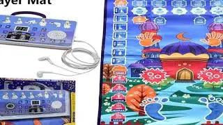 InteractiveTalking Prayer Mat Educational Rug Salah Muslim Kids Gift Islam Electronic Worship B