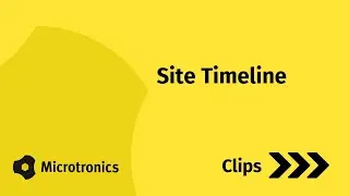 Platform Feature: Site Timeline