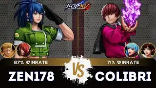KOF XV🎞️ZEN178 (Iori/Leona/O.Chris) vs COLIBRI (Kula/Yuri/O.Chris) 🎞️Replay Match - 10/25