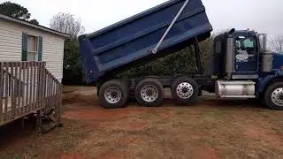 Gravel Dump Truck Spreading Fail