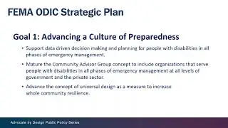 FEMA Office of Disability Integration and Coordination