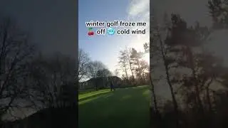 winter golf hartford cheshire uk #amatuergolfers #golf #wintergolf