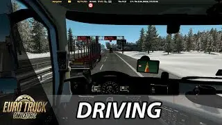 ETS2 Driving | ROS Map & Winter Mod
