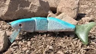 Fabricando señuelo de pesca articulado casero Parte 1