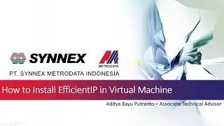 1. [English Version] How to Install EfficientIP in Virtual Machine