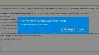 [2018] How To Solve "Your Windows License Will Expire Soon" PopUp in 1 minute