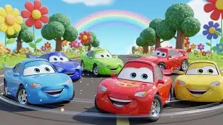 🚗🌈 **Colorful Car Adventure Kids Songs Compilation | Fun Vroom-Vroom Music for Toddlers & Preschoole