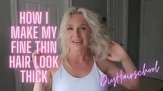 How to Make Your Thin Fine Hair Look Thick and Full - My Favourite Product For Volume