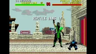 Mortal Kombat Arcade Edition Enhanced (Genesis) - Longplay as Reptile