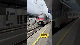 &ldquo;&Ouml;BB Railways &ndash; Connecting Austria with speed, comfort, and reliability.&rdquo; #austria #travel #tirol