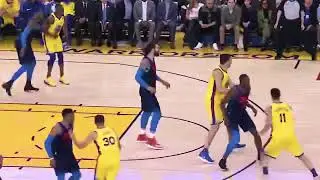 Steven Adams mic&rsquo;d up @ GSW 2.24.18