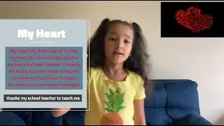 LEARN WITH US - KIDS | Listen and Learn My Heart Poem for Kids | Nice Poem for Kids