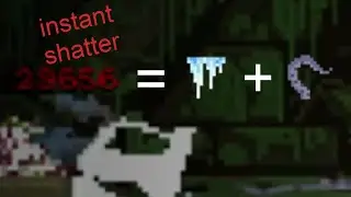 Noita - Wand Build - Freezing Tentacle (instant shatter on organic enemies)