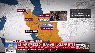 U.S. strikes 3 Iranian nuclear sites; lawmakers release statements