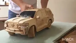wooden car