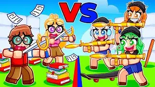 Ботан против Хулигана в Roblox Rivals...