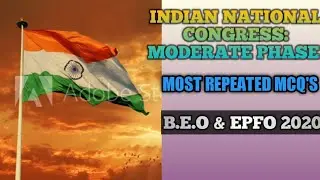 Mission B.E.O(BLOCK EDUCATION OFFICER)/EPFO 2020|INDIAN HISTORY/INDIAN NATIONAL MOVEMENT |