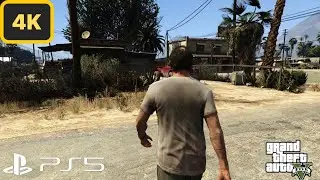 GTA V (PS5) - DESERTO, POEIRA, CHUMBO E TREVOR | gameplay 4K ep7