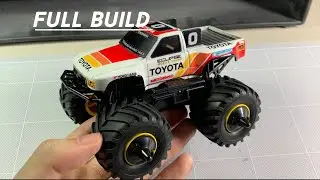 TAMIYA HI-LUX Monster Racer Jr.を作る　Building Tamiya HI-LUX Monster Racer Jr.. Full Build【ミニ四駆】【プラモデル】