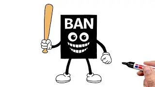 How to Draw Ban Ban Ban Sahur