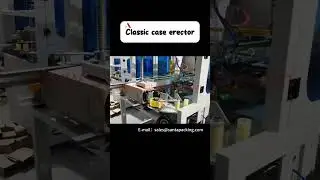 #shorts Horizontal case erector testing,classic automatic packing machine-Santa Pack