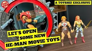 2026 NEW HE-MAN MOVIE TOYS UNBOXING LIVE FROM TOYFAIR!