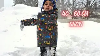 Snow Storm In Canada_ Blizzard 2022! #shorts #blizzard