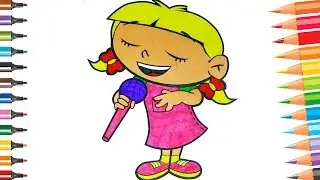 Annie Little Einsteins Speed Coloring Pages for Kids