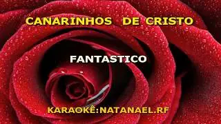 01   CANARINHOS DE CRISTO   FANTÁSTICO   KARAOKÊ NATANAEL RF com tom original