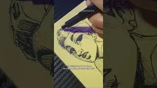 why artists love sticky notes ^^ #art #sketch #doodle #sketchbook #traditionalart #draw #drawing