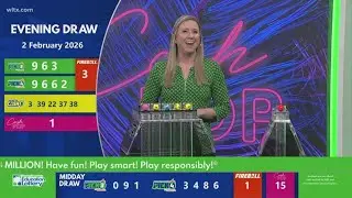 Evening SC winning lottery numbers for February 2, 2026