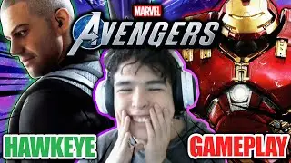 Marvel's Avengers - Hawkeye TRAILER REACTION / BETA GAMEPLAY [Marvel's Avengers REACTION]