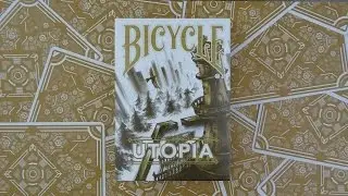 Bicycle Utopia Gold Playing Cards | Deck Review -Display