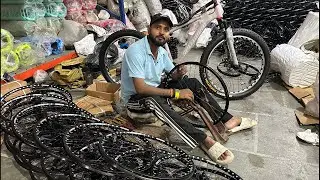 New cycle rim fitting new model double wall rim fitting YouTube live video. Please support me.