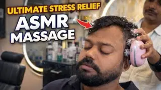Wonderful Head Massage By Gentle Indian Barber | He Know The Relaxing Technique | ASMR Guide