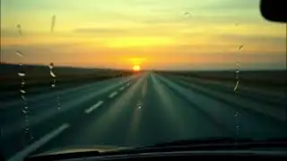 lose yourself in the endless road as the sun sinks