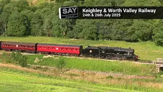 8F 48305 hauls 'The Railway Children' Express - July 2025