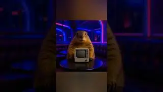Cute Beast Awakens&mdash;The Vintage TV Won&rsquo;t Survive!#shorts#Marmot#animalmukbang#SoothingContent#cuteani